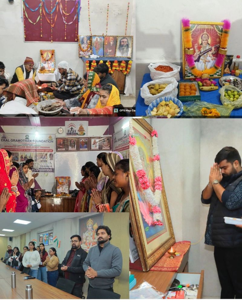 Invoking the Blessings of Maa Saraswati for Knowledge, Wisdom and Nation-Building